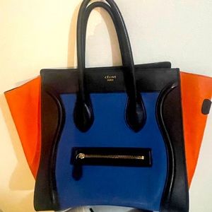 Celine tri color tote